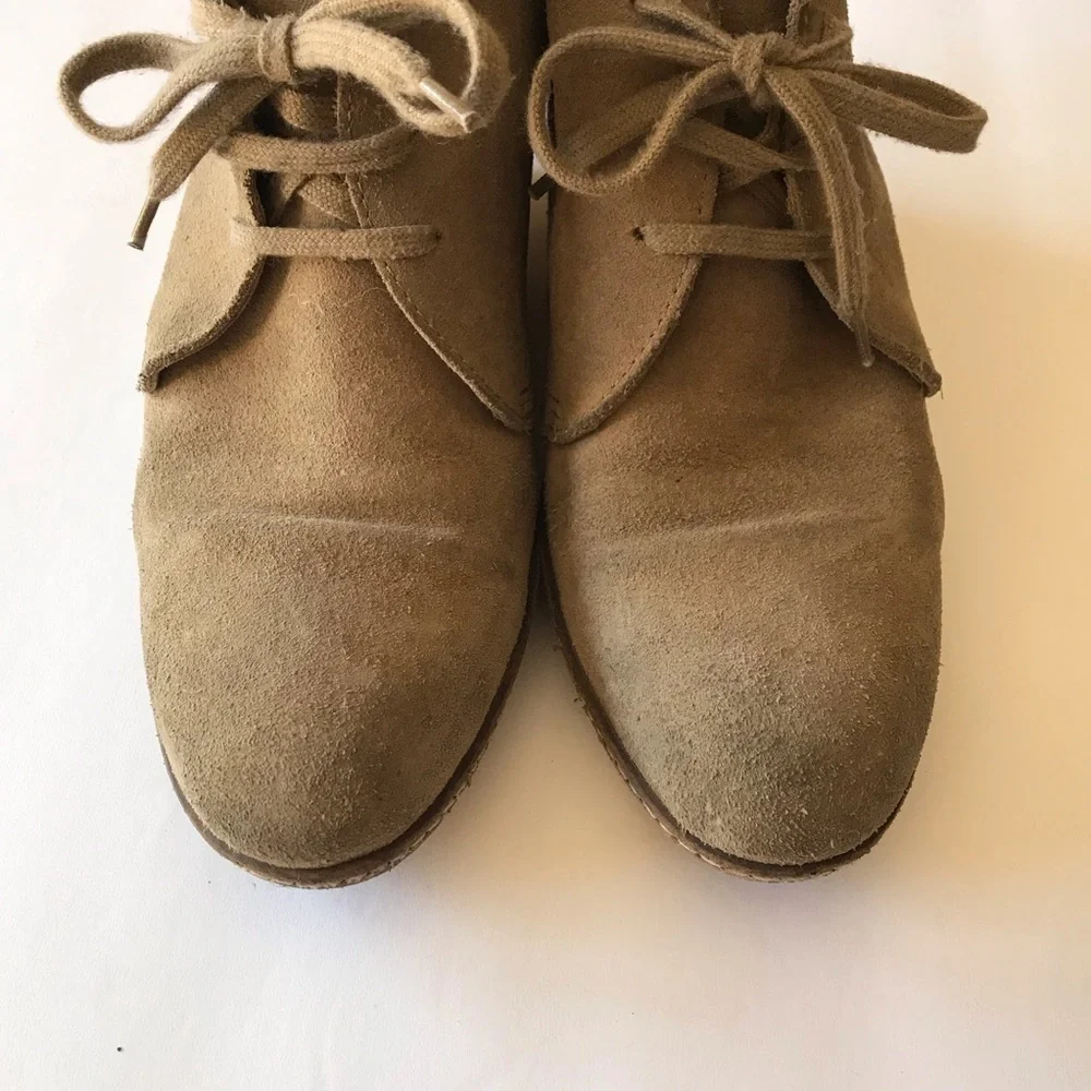 J. Crew MacAlister Suede Wedge Booties Size 9